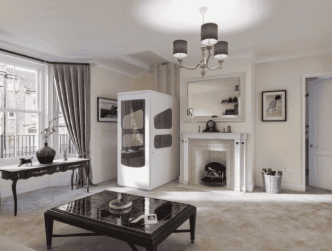 The Wessex VE Through-Floor Enclosed Home Lift