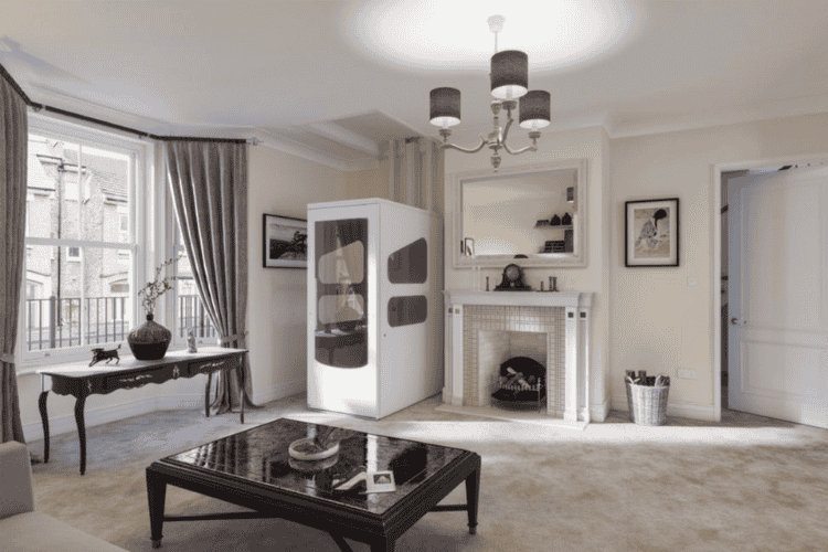 The Wessex VE Through-Floor Enclosed Home Lift