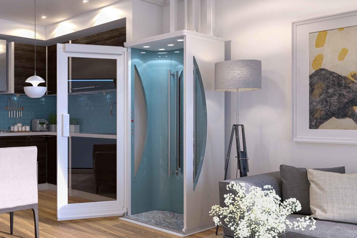 The Wessex Elesse Luxury Home Lift kitchen