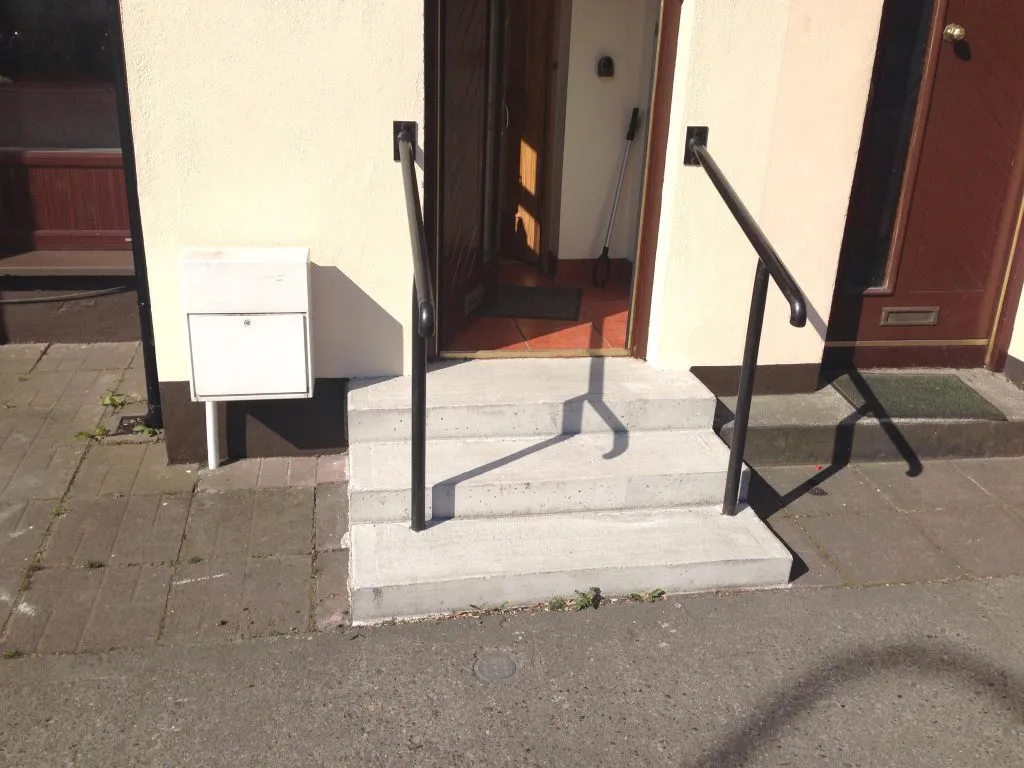 stairs and rail installation by Irish stairlifts team