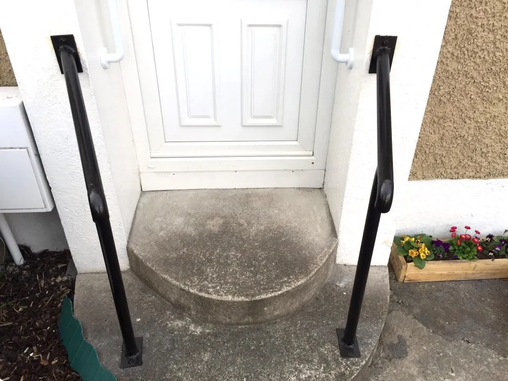 Irish Stairlifts newly constructed steps and rails for a Dublin home