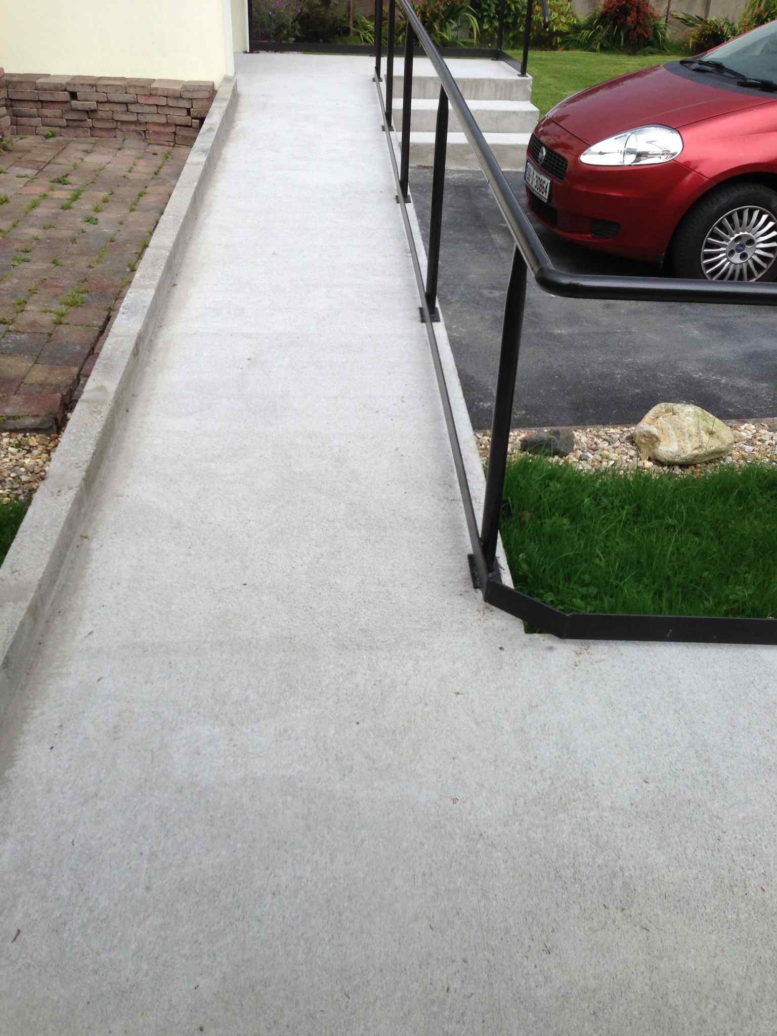 Wheelchair ramp constructed by Irish Stairlifts