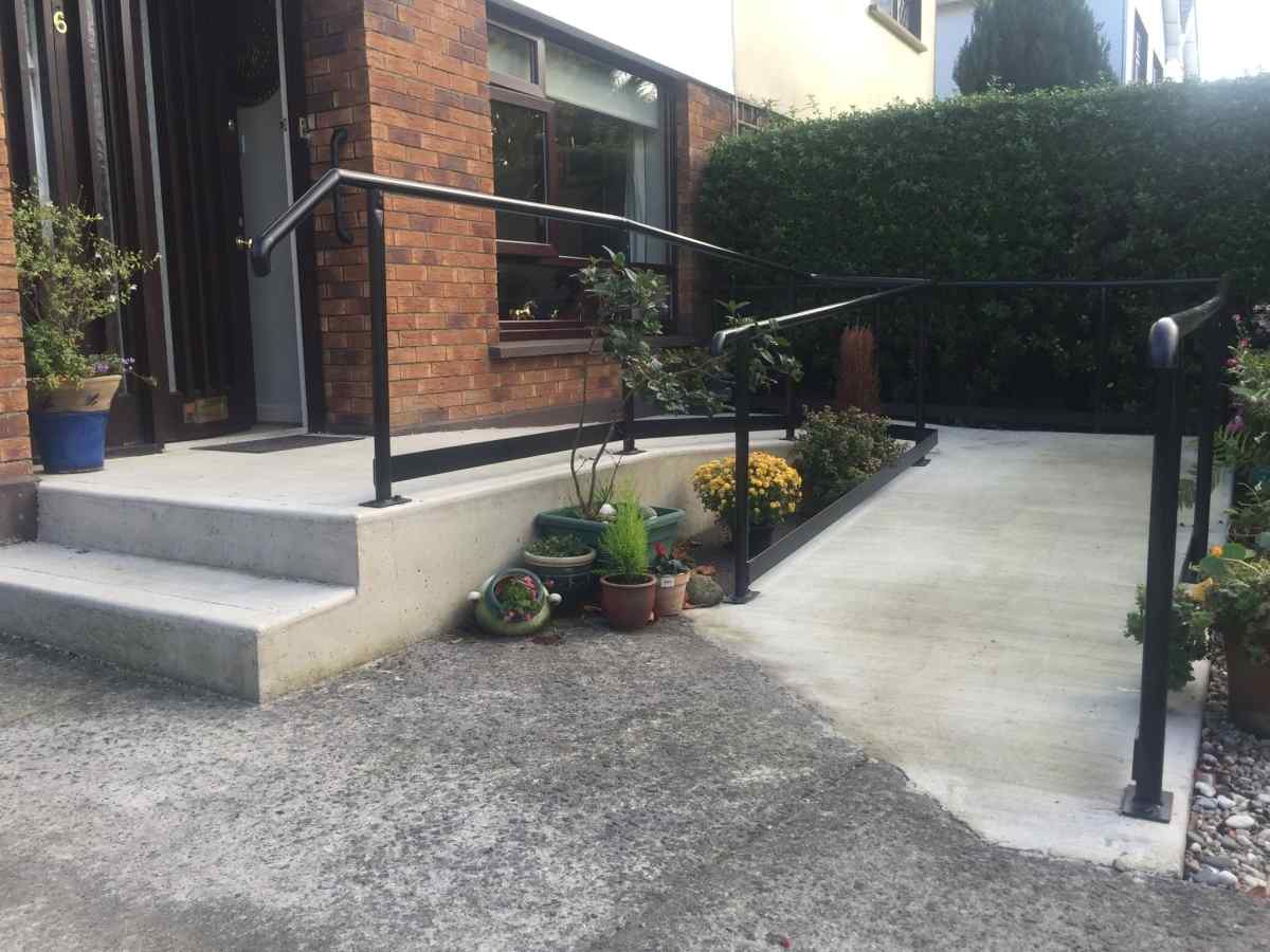 Wheelchair ramp constructed by Irish Stairlifts