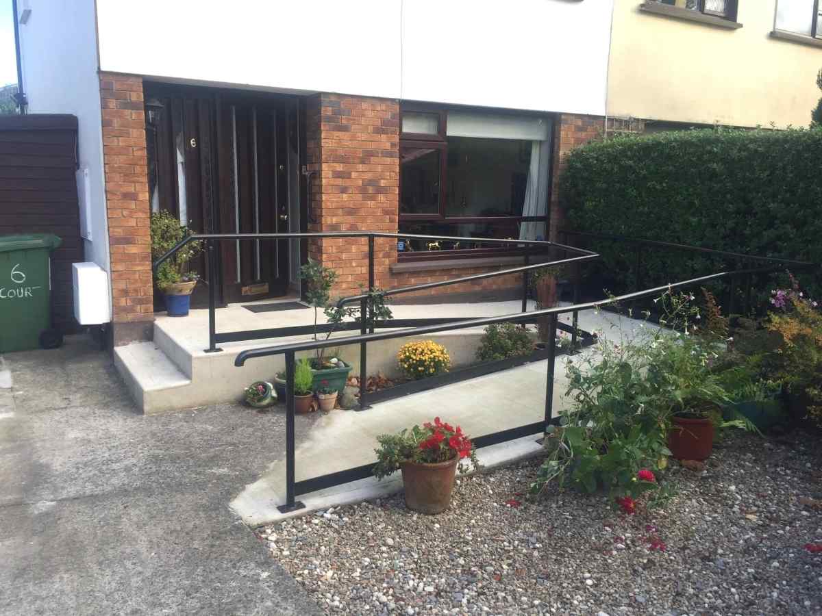 Wheelchair ramp constructed by Irish Stairlifts
