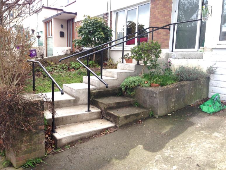 stairs and rail installation by Irish stairlifts