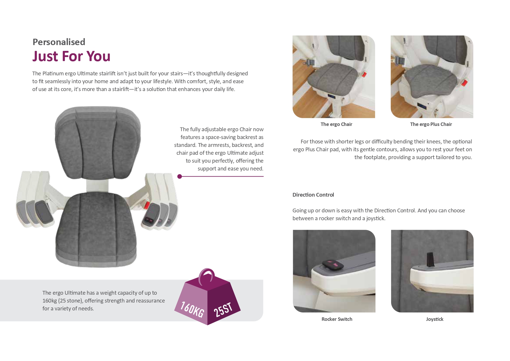 ultimate curved stairlift specs