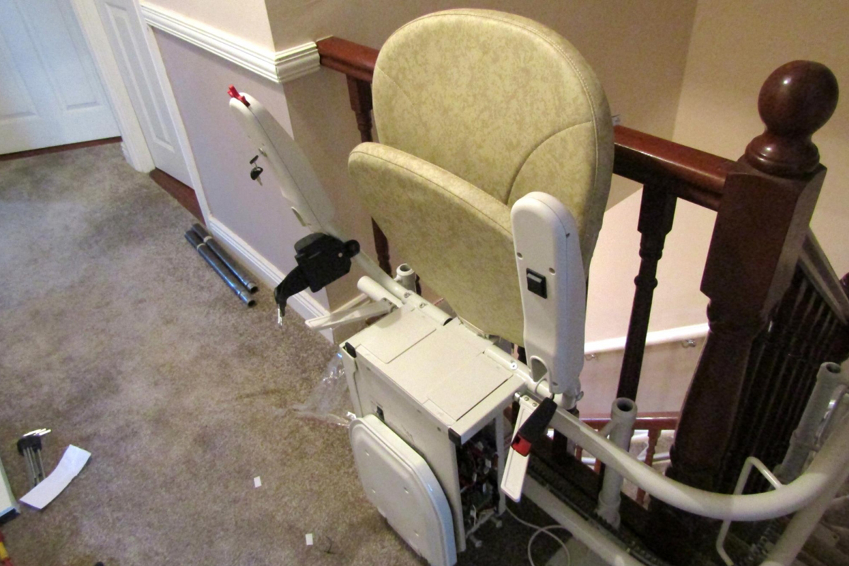 Ongoing stair lift installation by stair lift spoecialists in Dublin