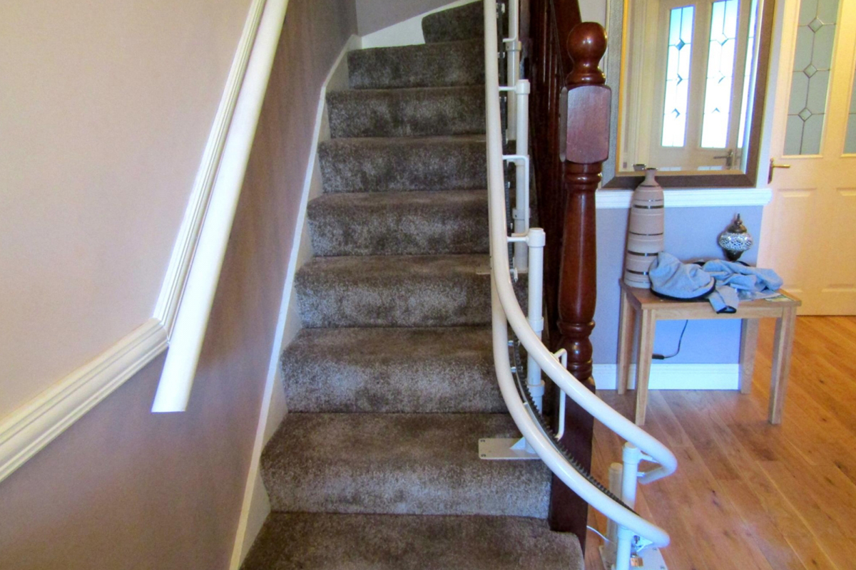 Customised stairlift for a Dublin client