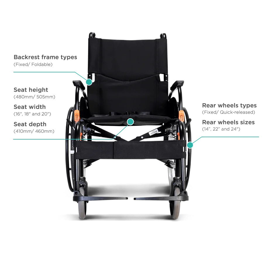 Agile Lightweight Wheelchair