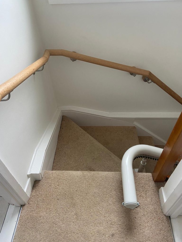 Newly installed stairlift in Foxrock South County Dublin