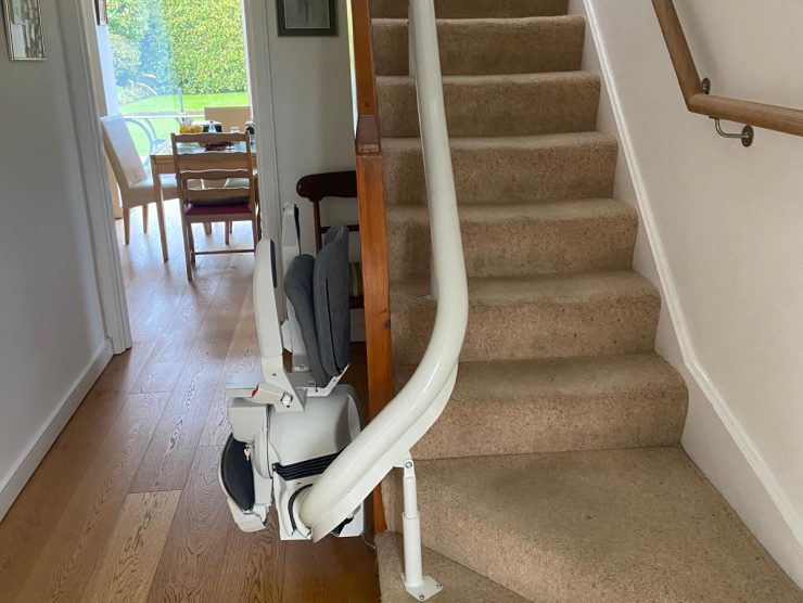 Newly installed stairlift in Foxrock South County Dublin