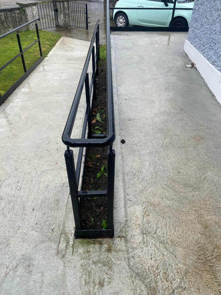 Newly built ramp and rail Whitehall Dublin 9 by ISB Mobility