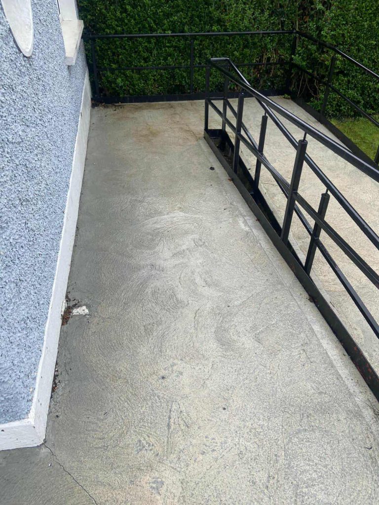 Newly built ramp and rail Whitehall Dublin 9 by ISB Mobility