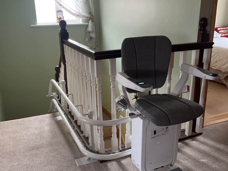 Curved Stairlift – Kilbeggan, Co. Westmeath