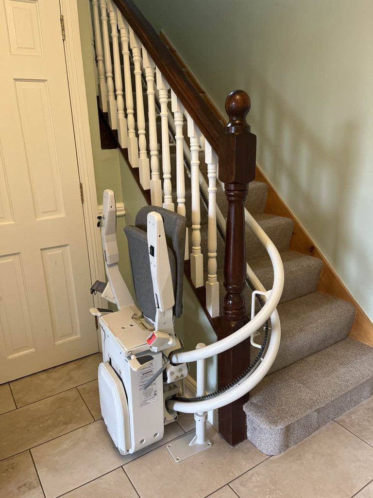 Curved Stairlift – Kilbeggan, Co. Westmeath