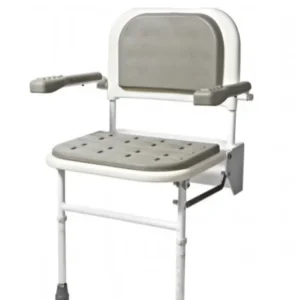 Padded Wall Mounted Shower Seat Back Arms