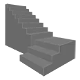 curved stairlift icon