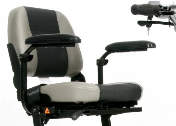 Quingo Flyte Mobility Scooter & Docking Station seat