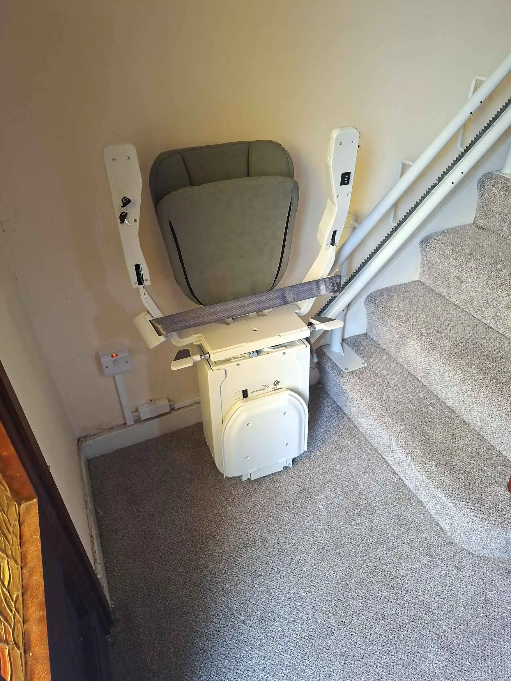 Curved Stairlift - Platinum Twin Rail - Rathcoole D24