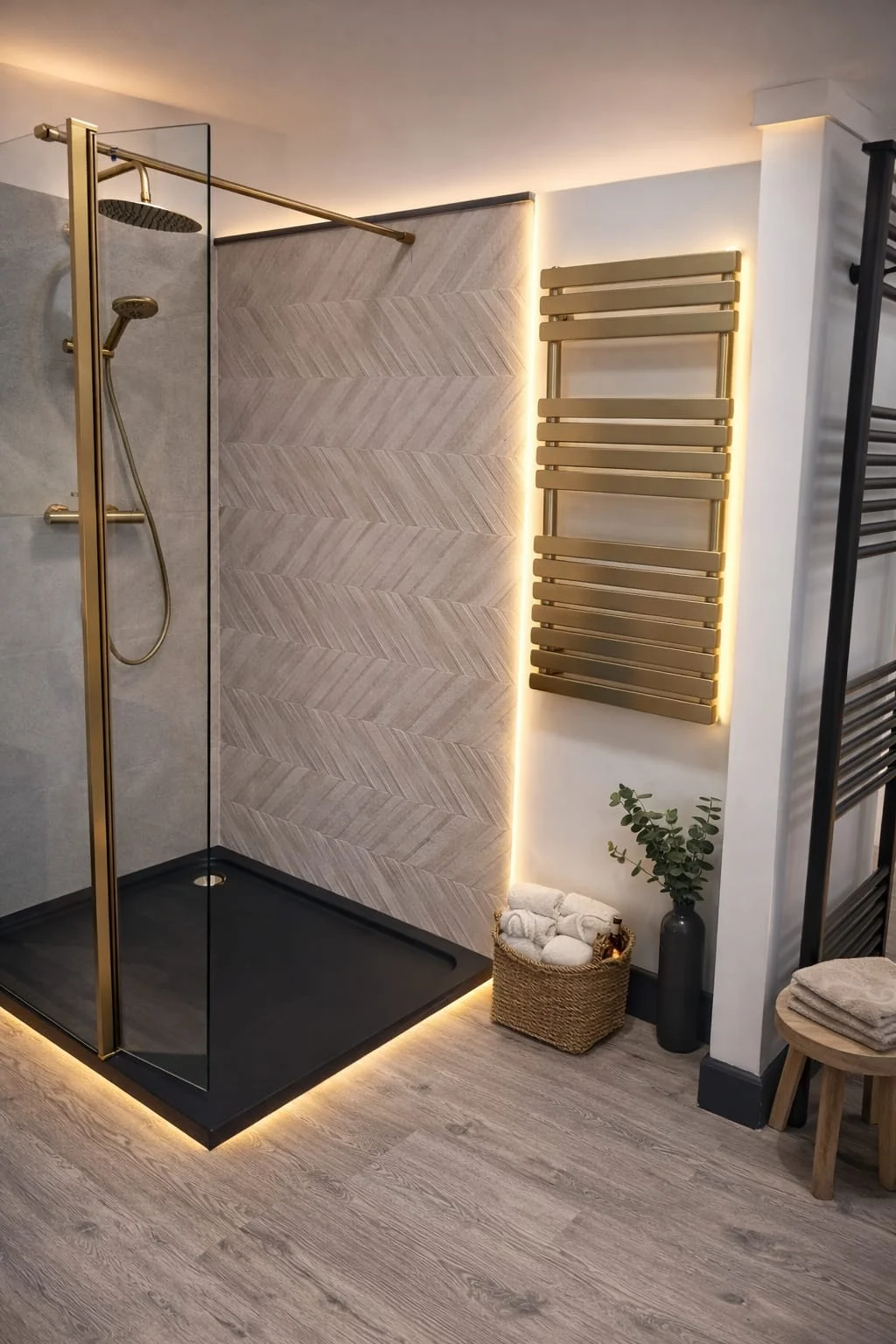 The Shower Room Collection display at the Irish Stairlifts showroom in Clane