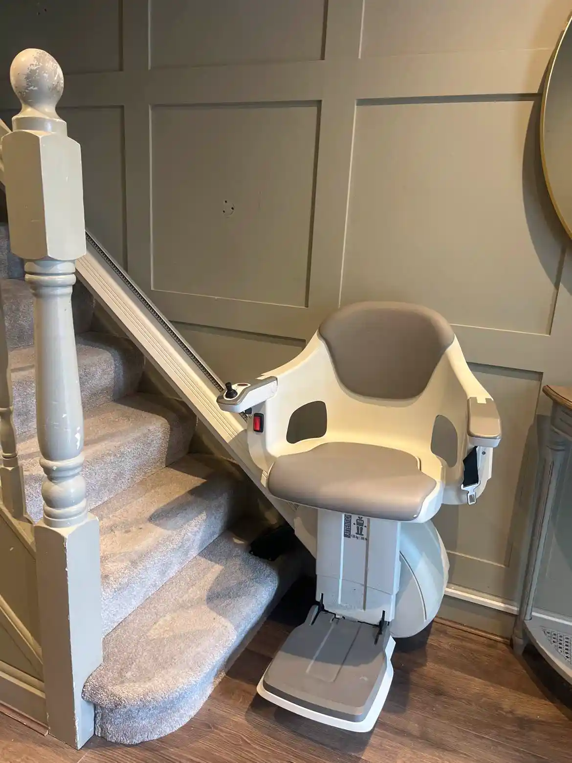 Straight stairlift installed in Arklow, Co. Wicklow