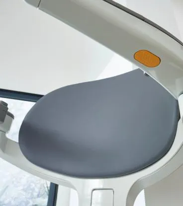 Flow X stairlift seat with the emergency lowering control